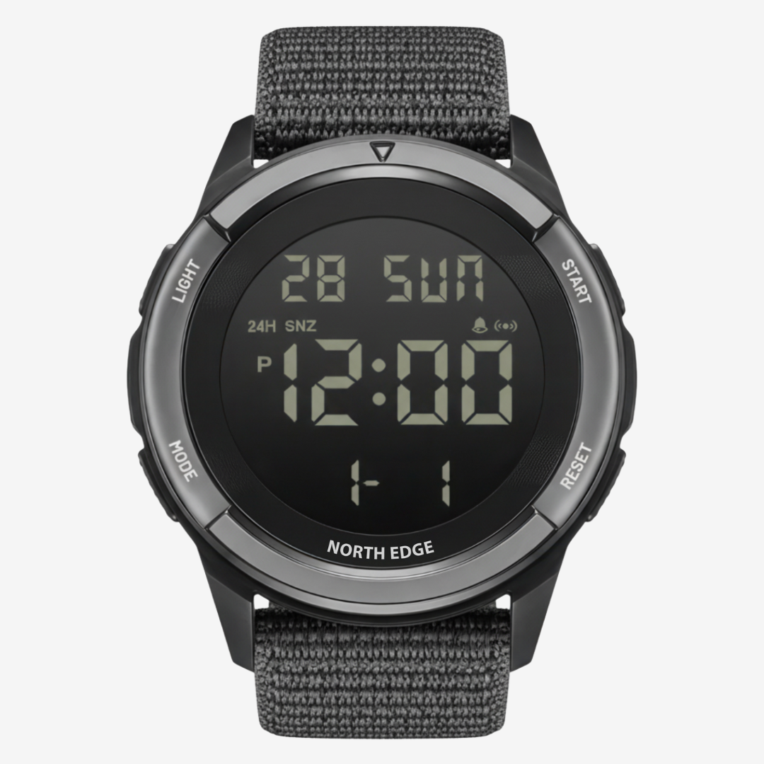 NorthEdge 45 — Digital Carbon Fiber Field Watch for Extreme Adventure