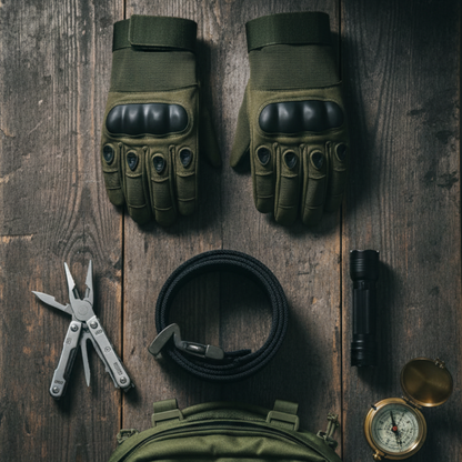 High Quality Durable Microfiber Combat Gloves