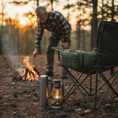 Lightweight Multi-compartment Rugged Waist Bag