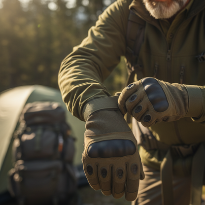 High Quality Durable Microfiber Combat Gloves