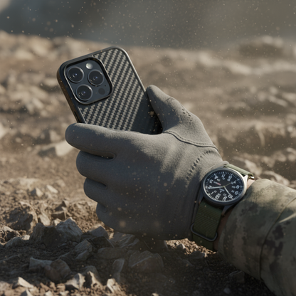 CarbonArmor Case — Carbon Fiber Magnetic iPhone Case for Tactical Everyday Carry